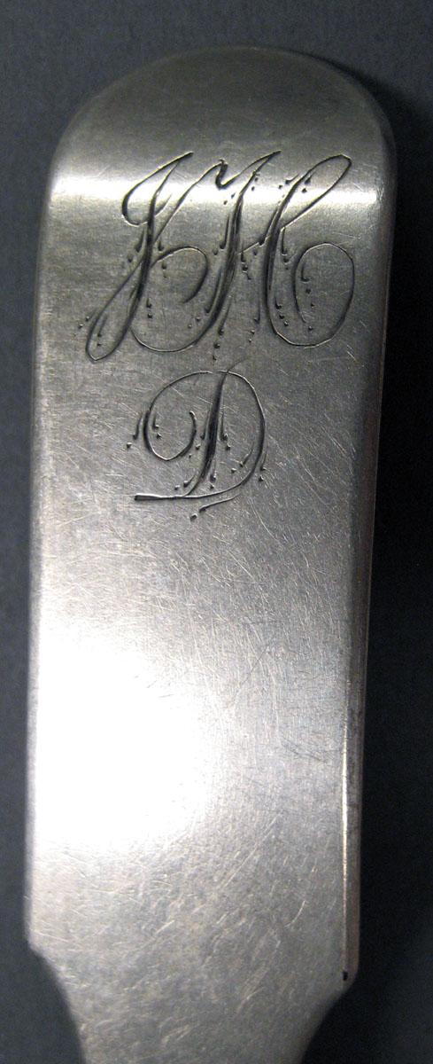 1998.0004.1915 Silver Spoon engraving
