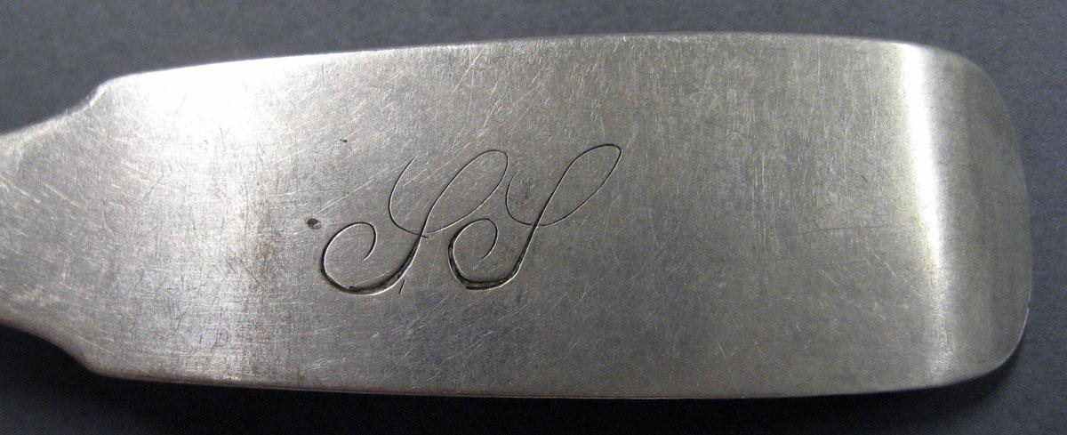 1998.0004.1916.002 Silver Spoon engraving