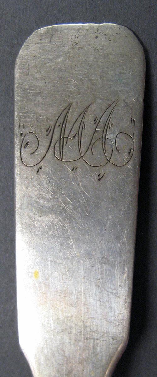 1998.0004.1917.001 Silver Spoon engraving