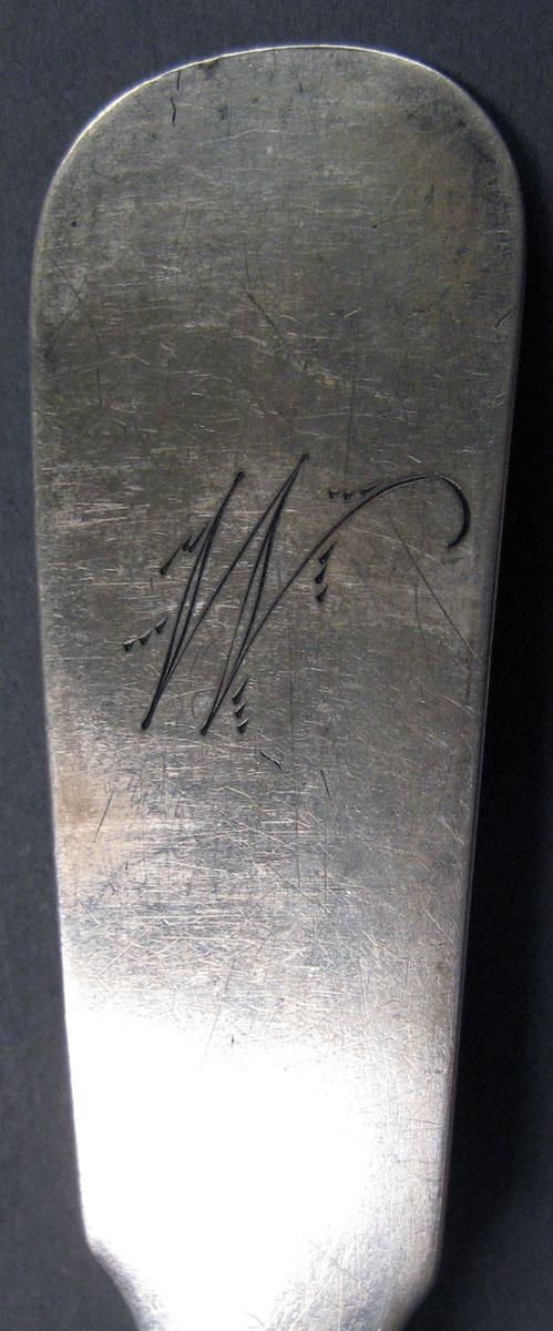 1998.0004.1918.001 Silver Spoon engraving