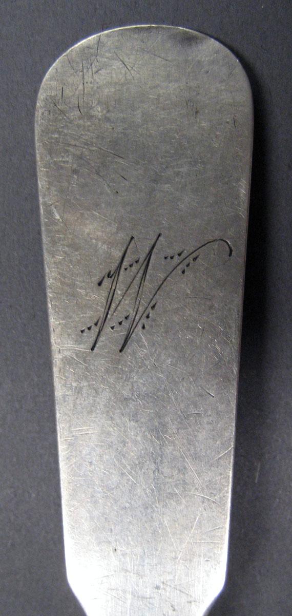 1998.0004.1918.002 Silver Spoon engraving