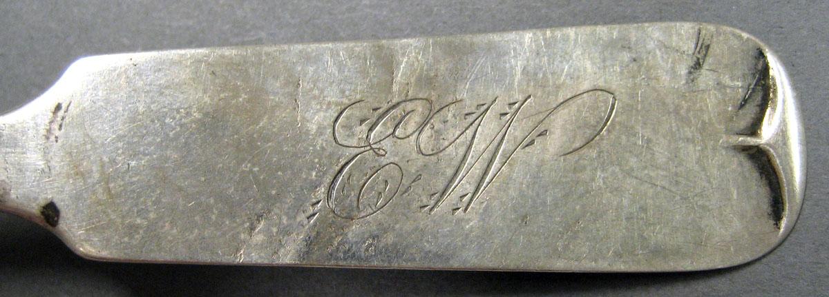 1998.0004.1927.001 Silver Spoon engraving