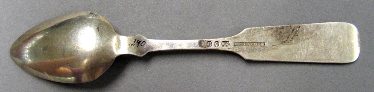 1998.0004.1927.002 Silver Spoon underside