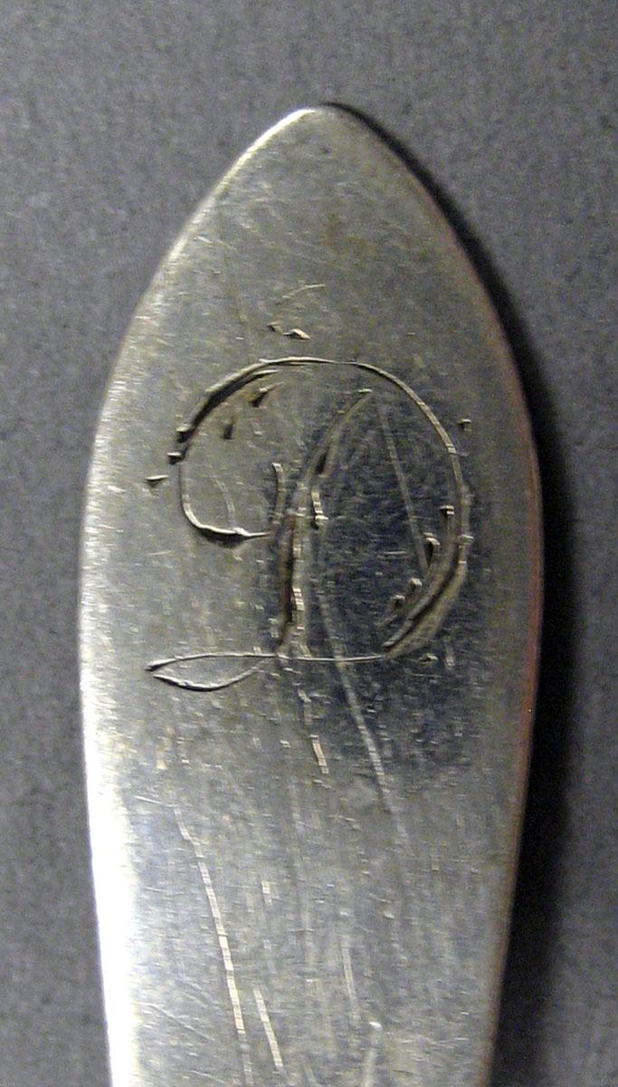 1998.0004.1928 Silver Spoon engraving
