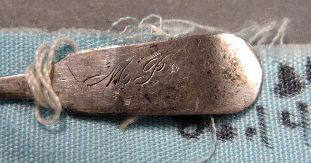 1998.0004.1929 Silver Spoon engraving
