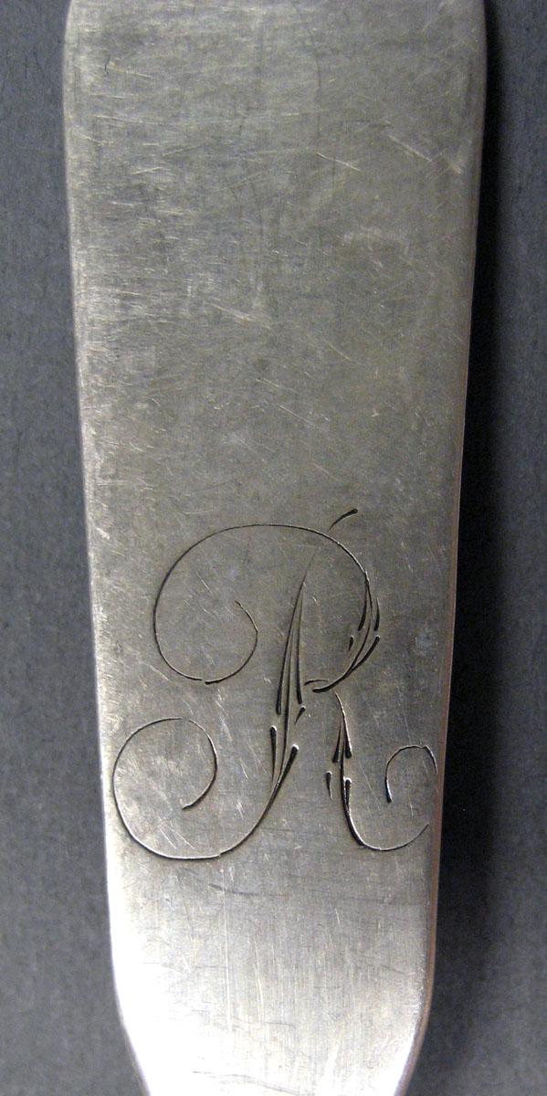 1998.0004.1931 Silver Spoon engraving