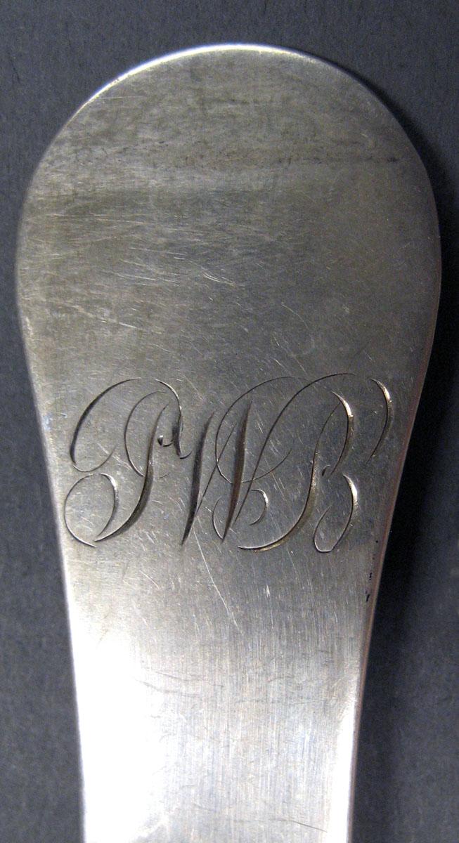 1998.0004.1932.002 Silver Spoon engraving