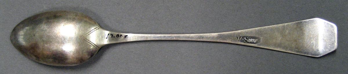 1998.0004.1935.001 Silver Spoon underside
