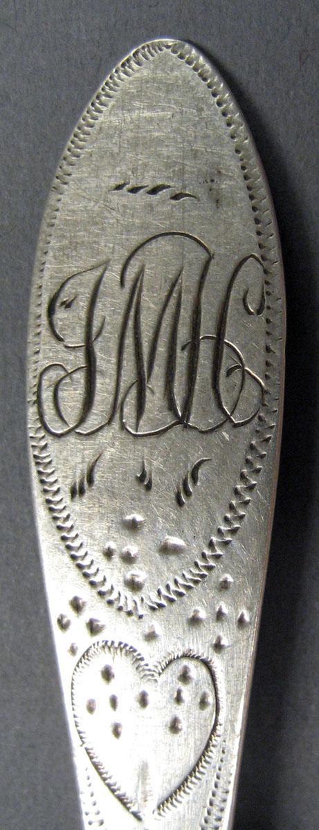1998.0004.1937 Silver Spoon engraving