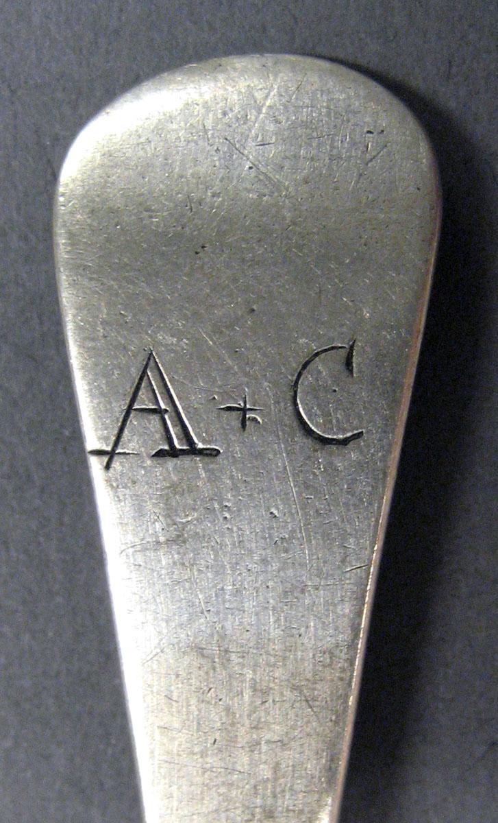 1998.0004.1939 Silver Spoon engraving