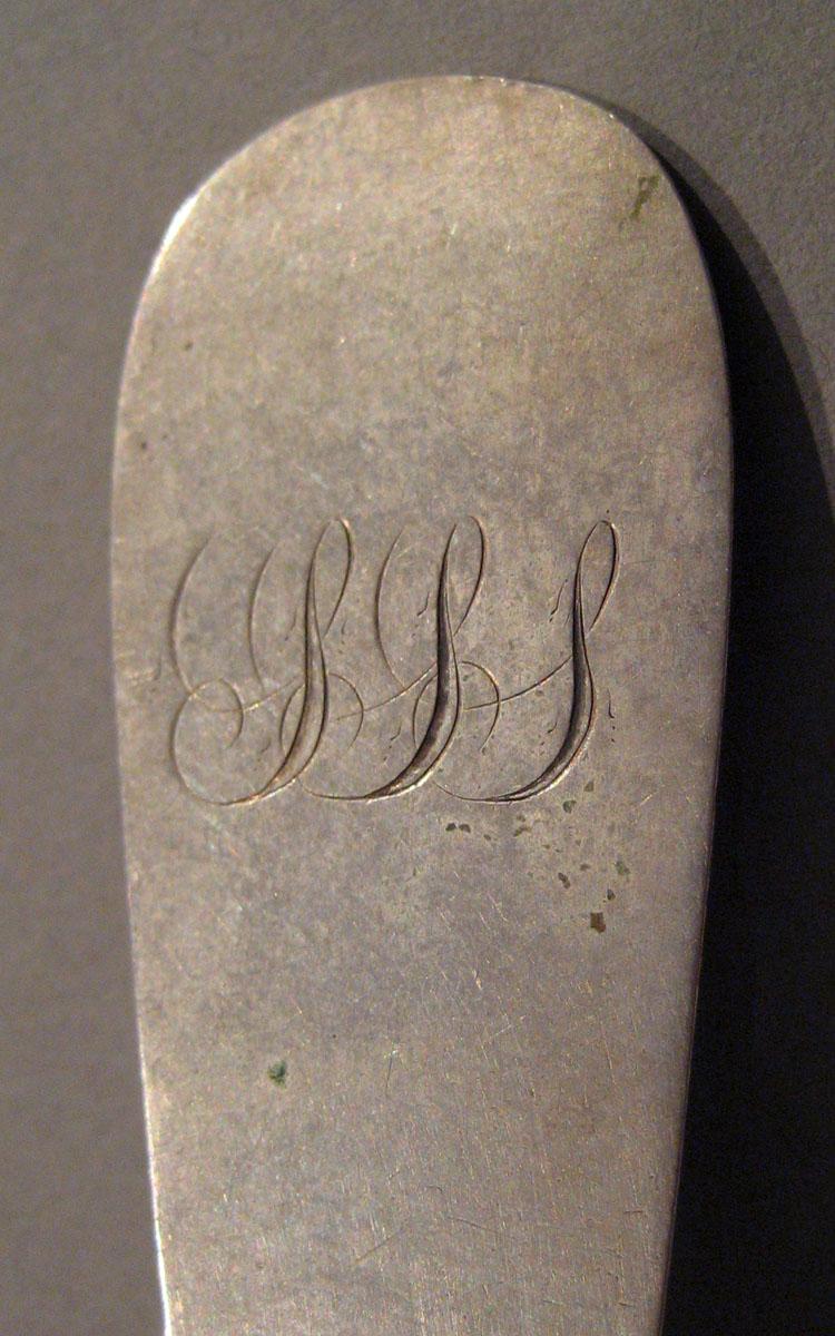 1998.0004.193 Silver Spoon engraving