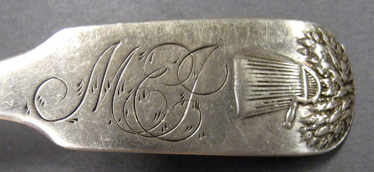 1998.0004.1942 Silver Spoon engraving