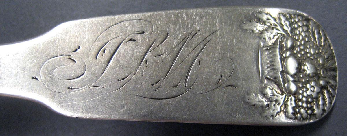 1998.0004.1943 Silver Spoon engraving