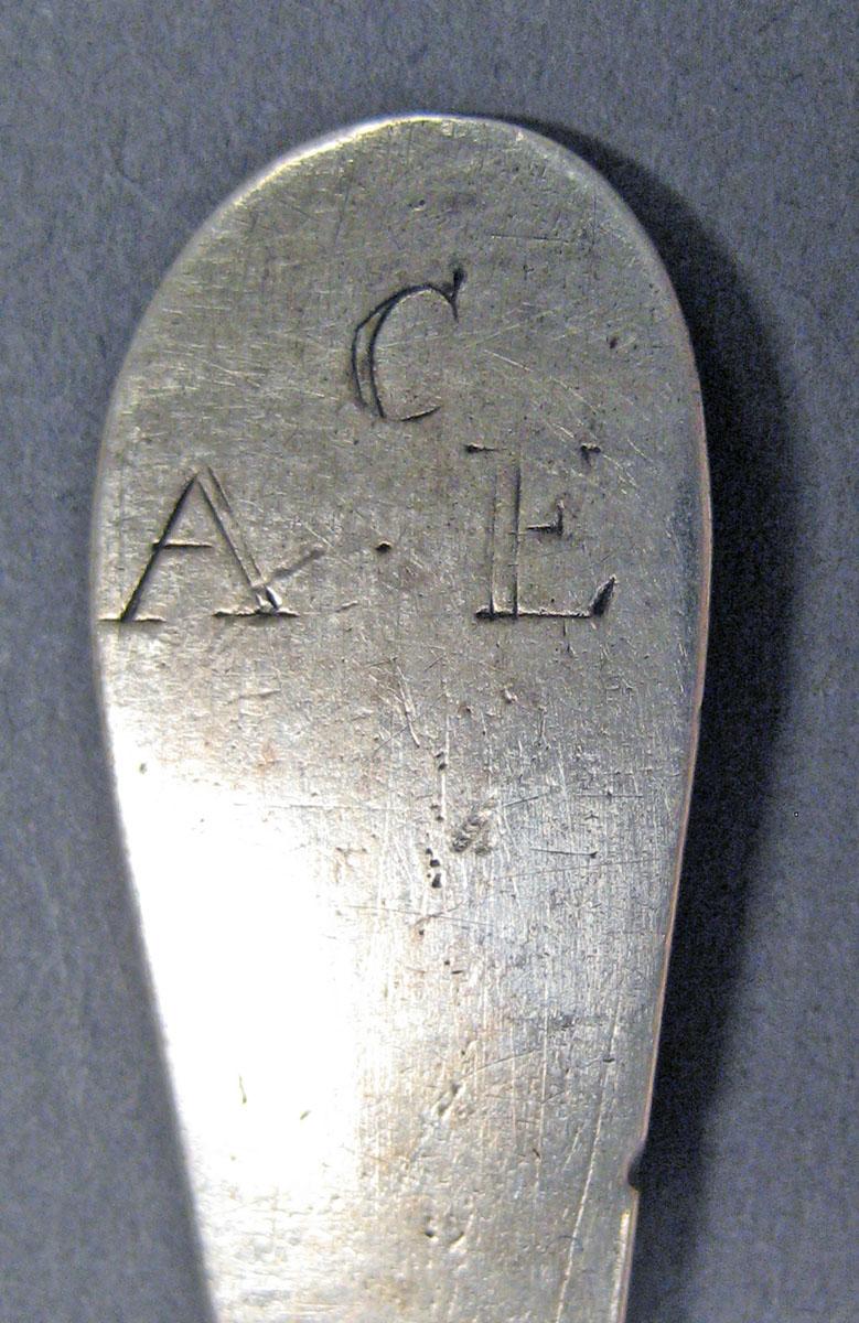 1998.0004.1945 Silver Spoon engraving