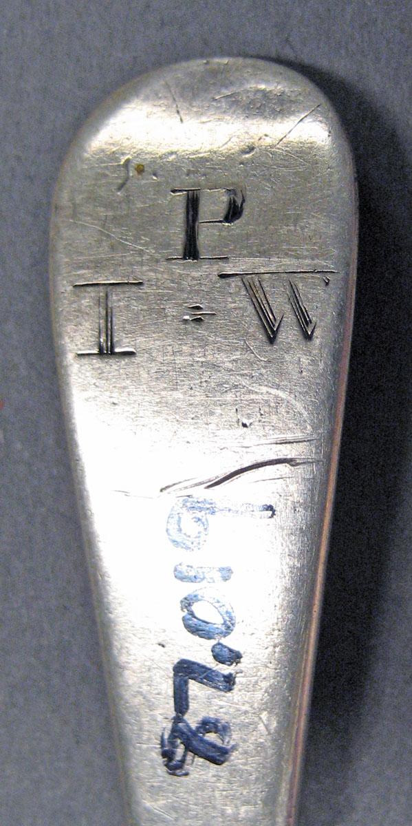 1998.0004.1946 Silver Spoon engraving