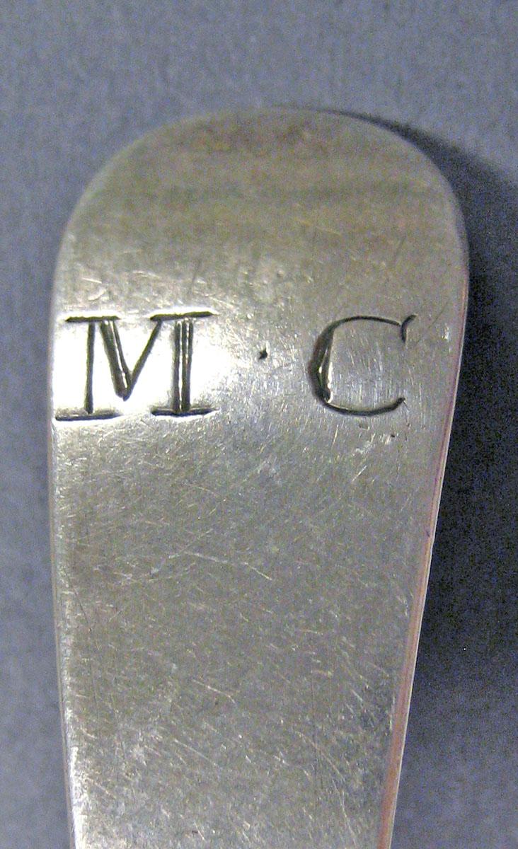 1998.0004.1947.001 Silver Spoon engraving