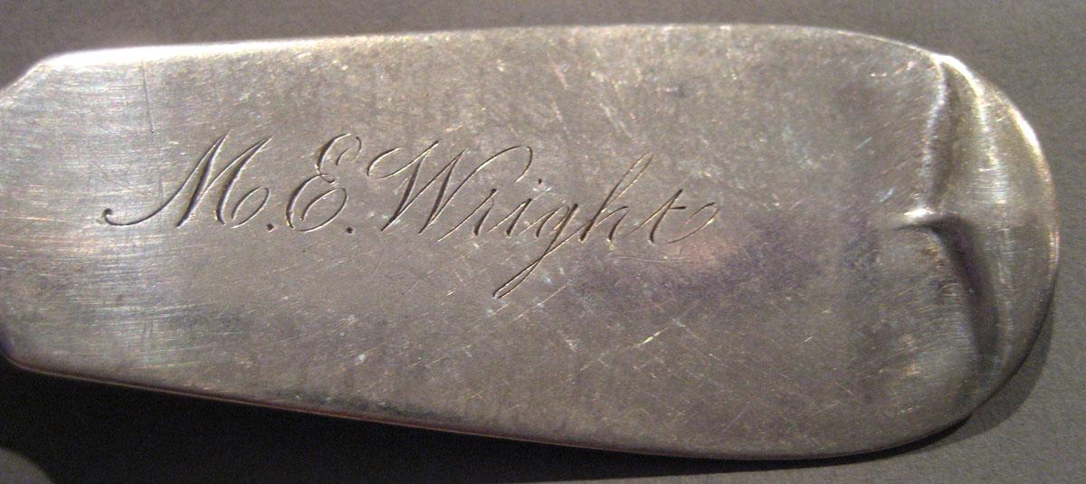 1998.0004.194 Silver Spoon engraving