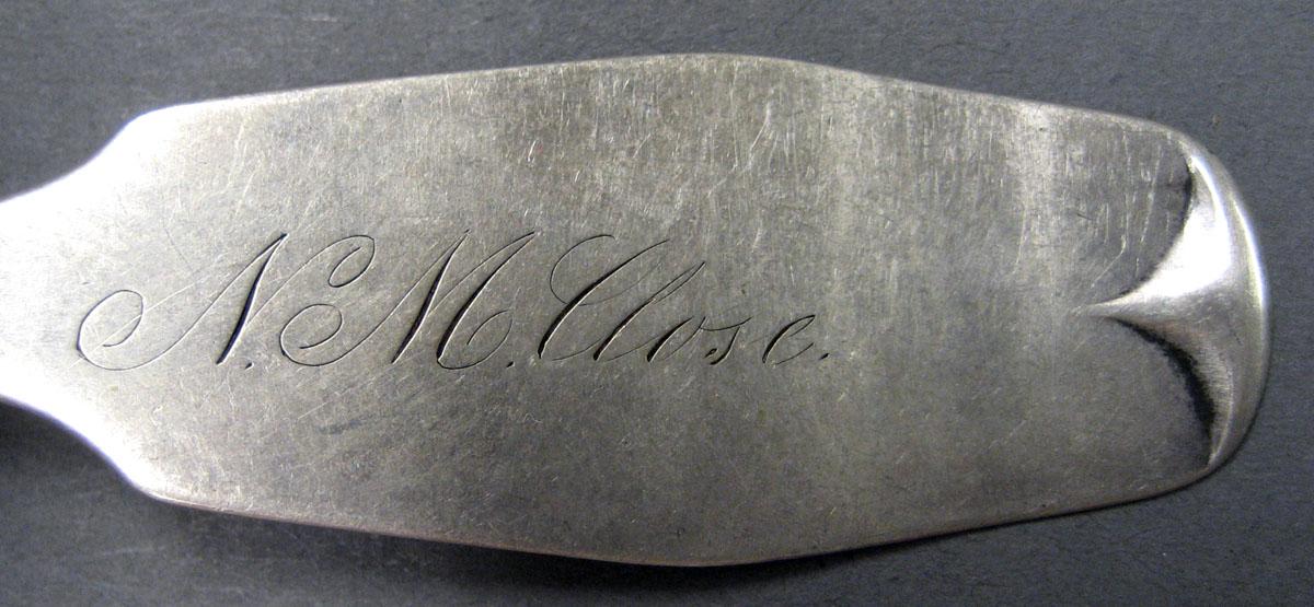 1998.0004.1951.001 Silver Spoon engraving