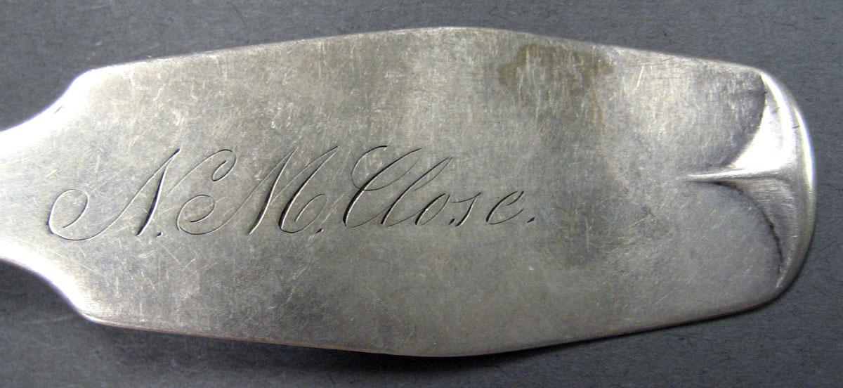 1998.0004.1951.002 Silver Spoon engraving
