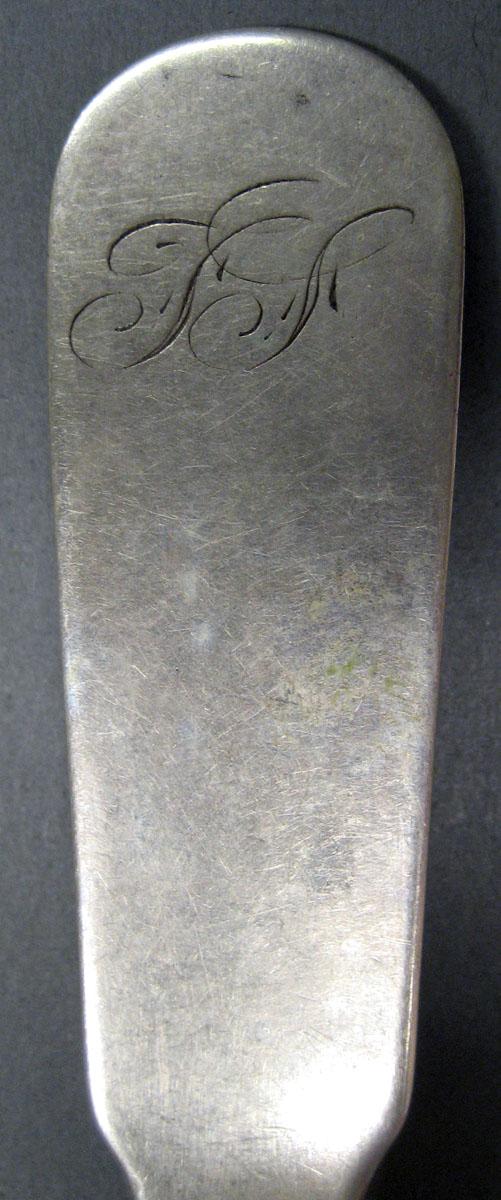 1998.0004.1954 Silver Spoon engraving