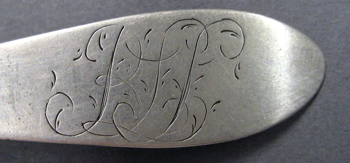 1998.0004.1955 Silver Spoon engraving
