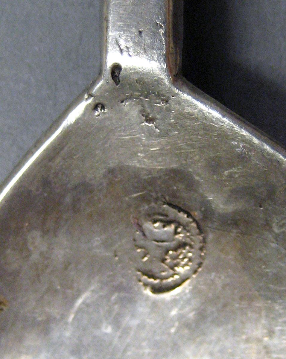1998.0004.1957 Silver Spoon mark upper surface