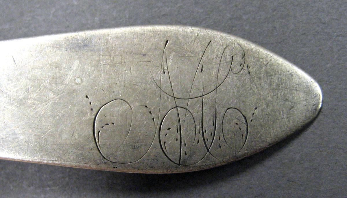 1998.0004.1958.001 Silver Spoon engraving