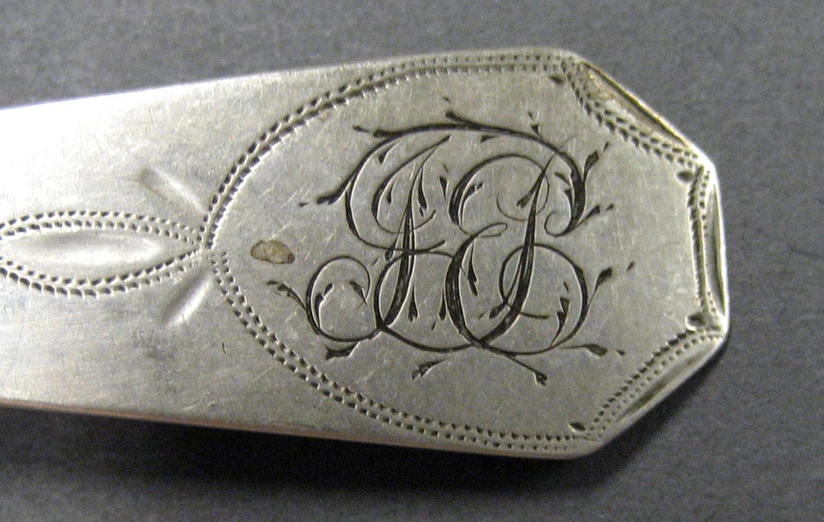 1998.0004.1960 Silver Spoon engraving