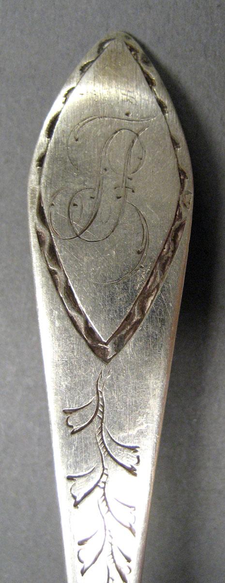 1998.0004.1962 Silver Spoon engraving