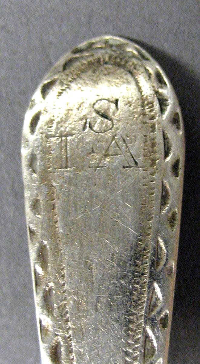 1998.0004.1963 Silver Spoon engraving