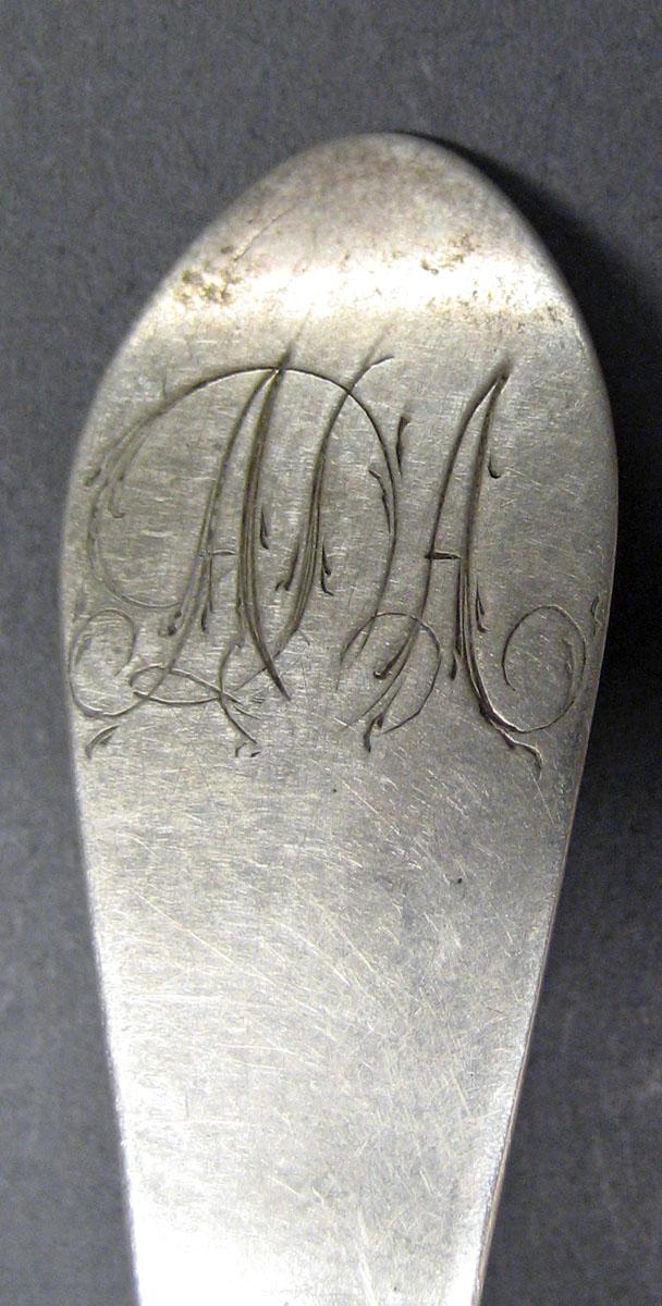 1998.0004.1965 Silver Spoon engraving