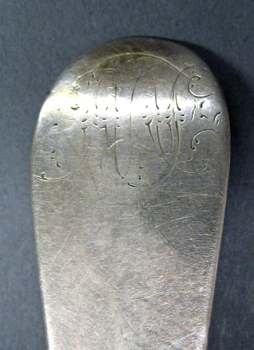 1998.0004.1966 Silver Spoon engraving