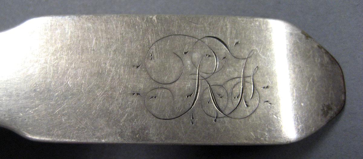 1998.0004.1968 Silver Spoon engraving