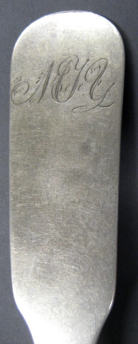 1998.0004.1969 Silver Spoon engraving