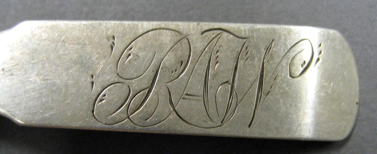 1998.0004.1971 Silver Spoon engraving
