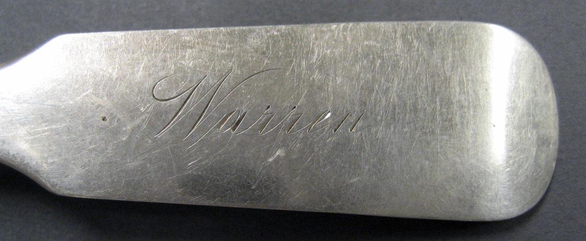 1998.0004.1972 Silver Spoon engraving