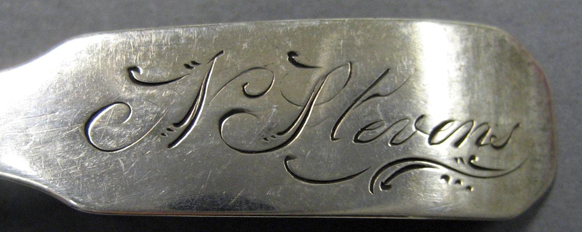 1998.0004.1976.001 Silver Spoon engraving