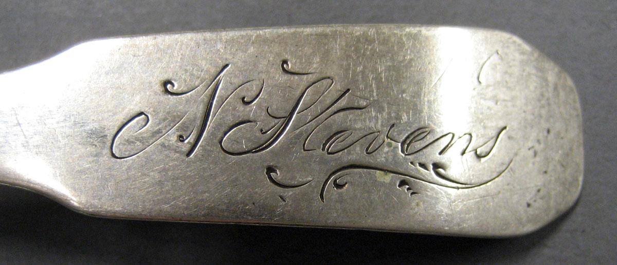 1998.0004.1976.002 Silver Spoon engraving