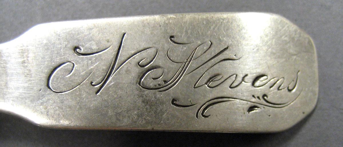1998.0004.1976.004 Silver Spoon engraving