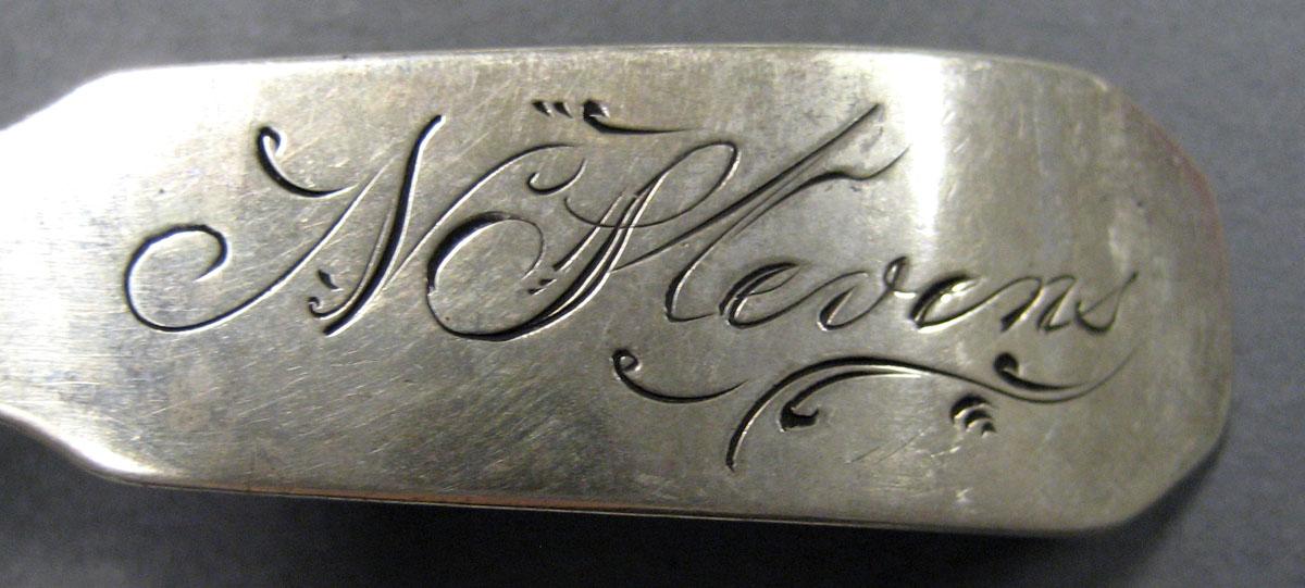1998.0004.1976.005 Silver Spoon engraving