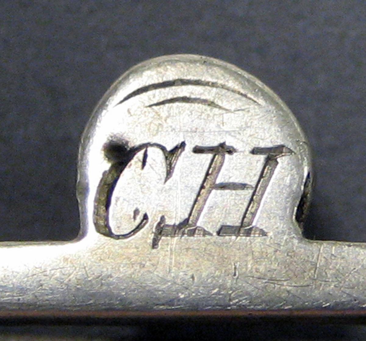 1998.0004.1977 Silver Buckle engraving