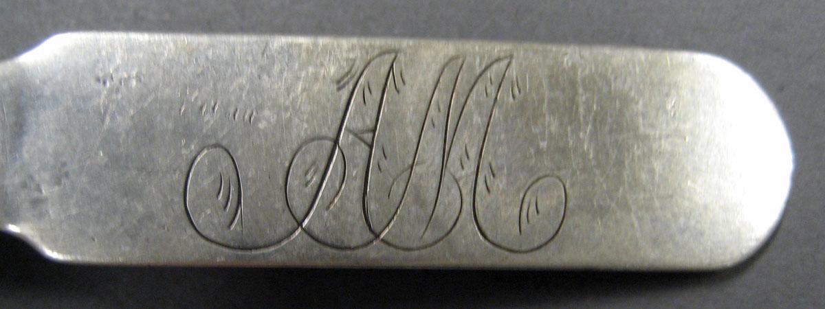 1998.0004.1978 Silver Spoon engraving
