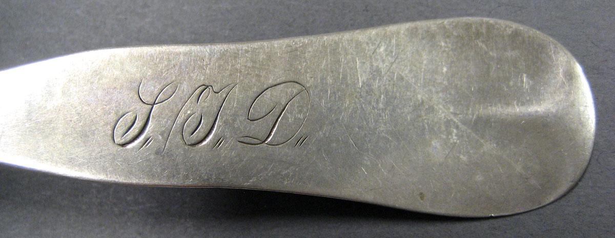 1998.0004.1980 Silver Spoon engraving