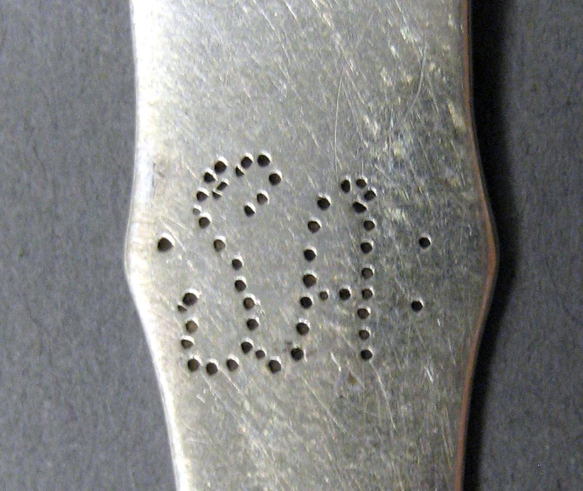 1998.0004.1981.003 Silver Spoon engraving