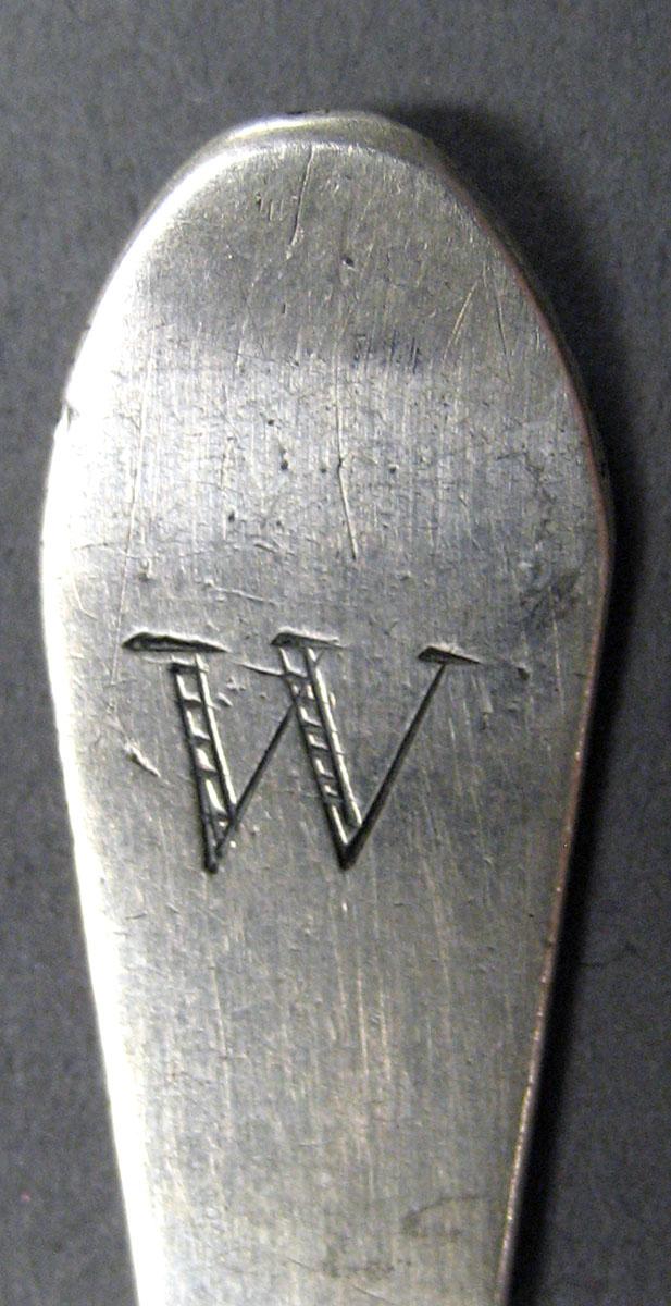 1998.0004.1984 Silver Spoon engraving underside