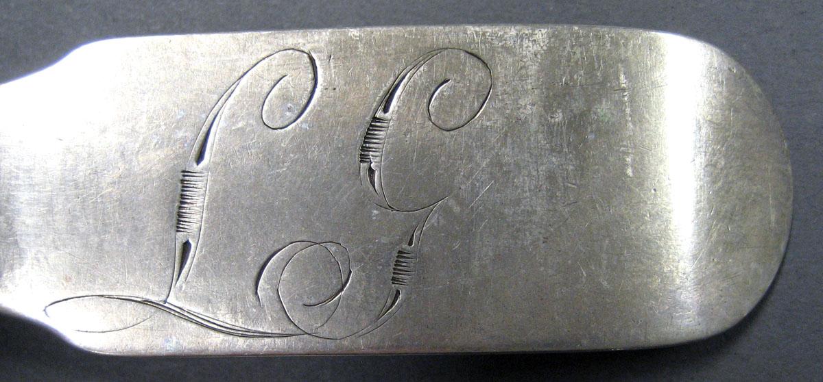 1998.0004.1987.001 Silver Spoon engraving