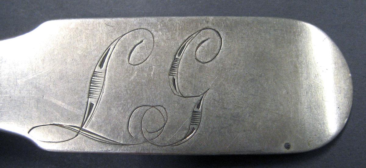 1998.0004.1987.002 Silver Spoon engraving