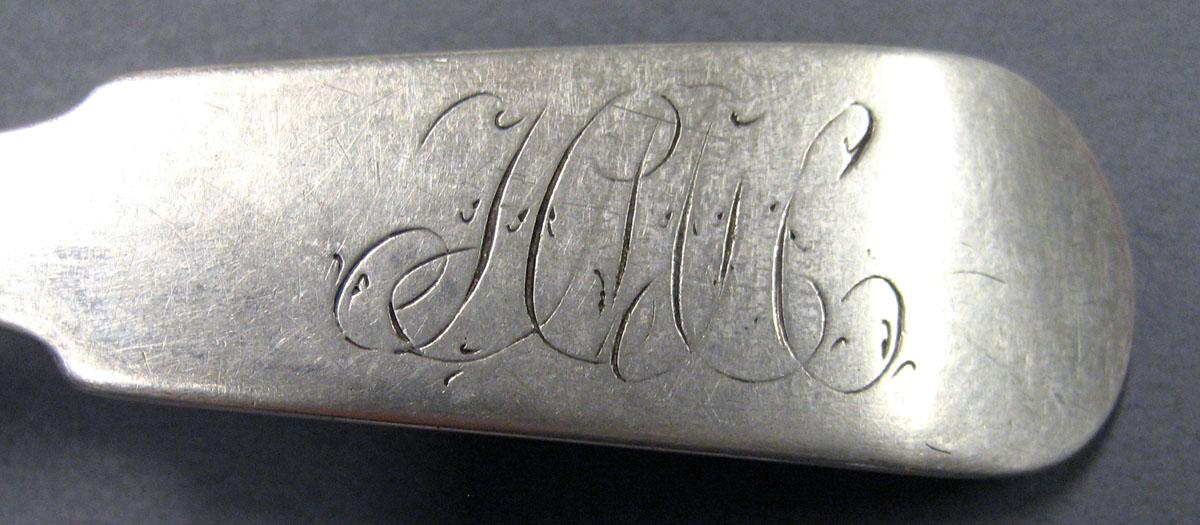 1998.0004.1999.002 Silver Spoon engraving