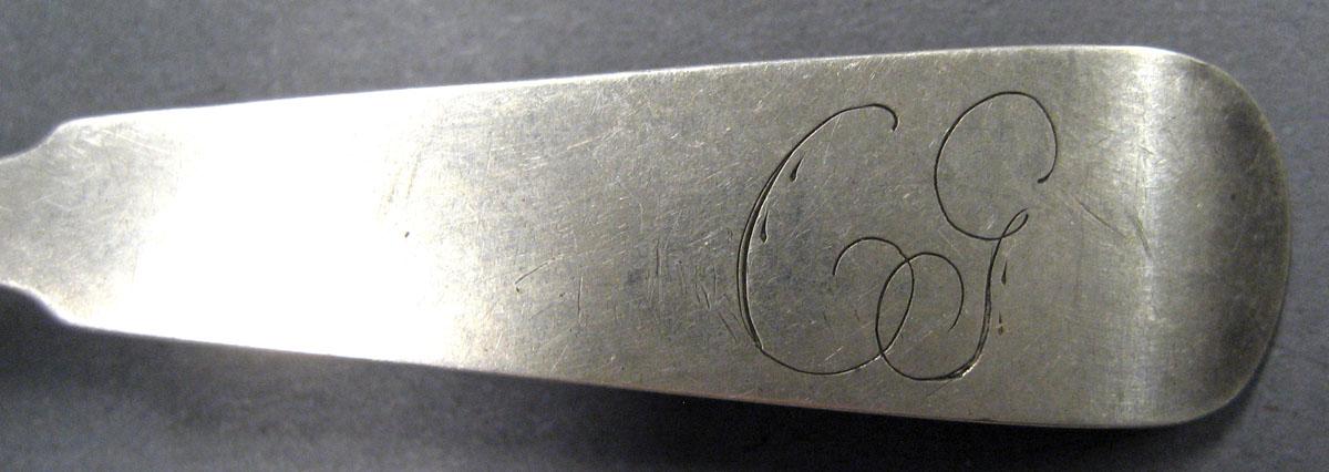 1998.0004.2001.001 Silver Spoon engraving