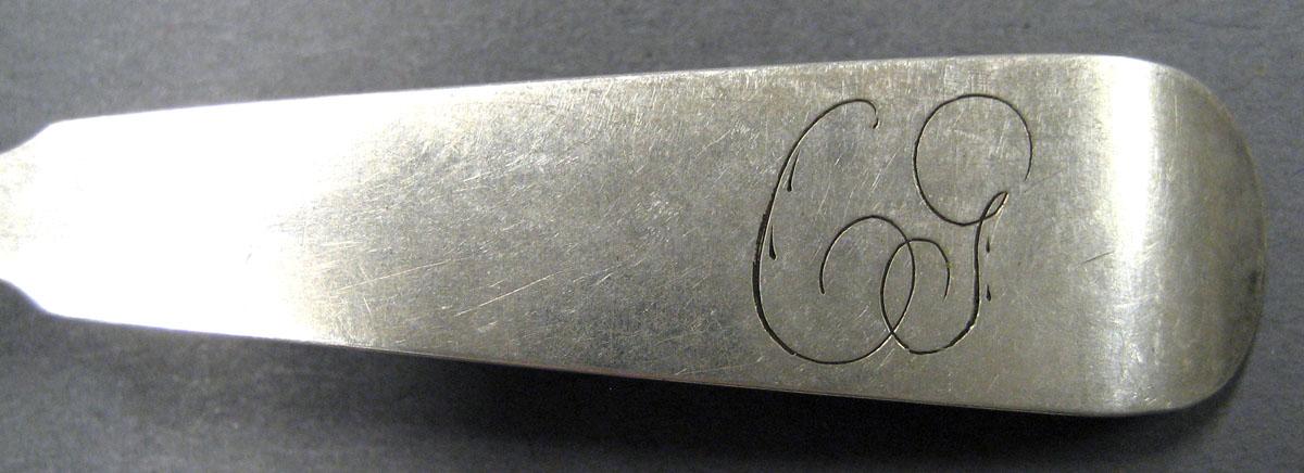 1998.0004.2001.002 Silver Spoon engraving